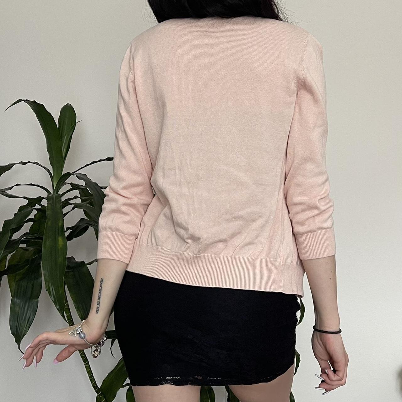 BABY PINK CARDIGAN ☁️ cutest baby pink button up... Depop