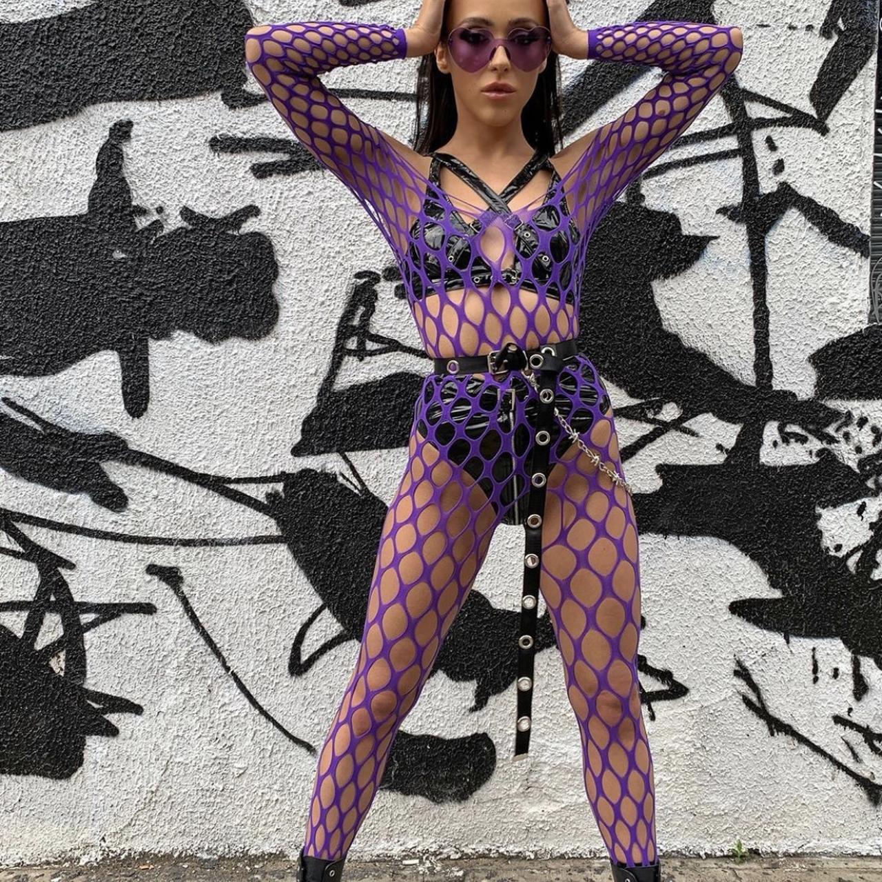 Fishnet hotsell rave outfit