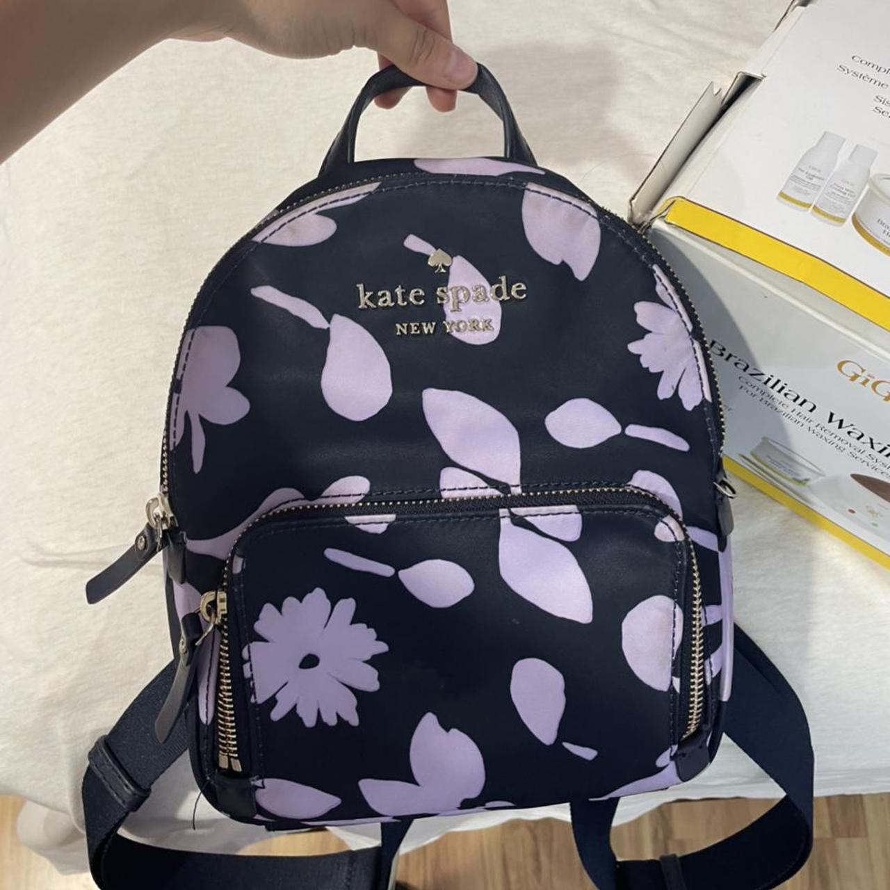 kate spade backpack size