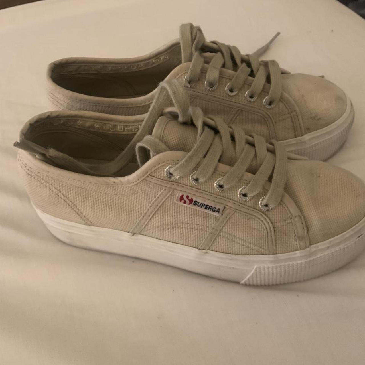 Superga Womens Khaki Depop