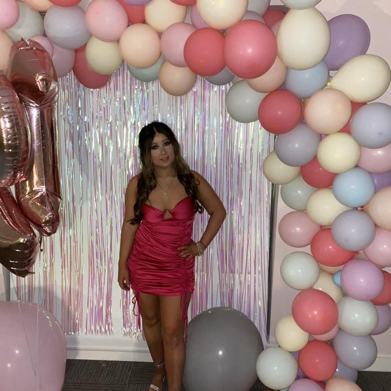 Selling my gorgeous pink dress bought from Ali... - Depop