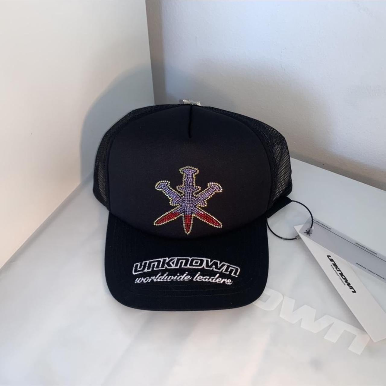 UNKNOWN LONDON, Rhinestone Dagger Trucker...