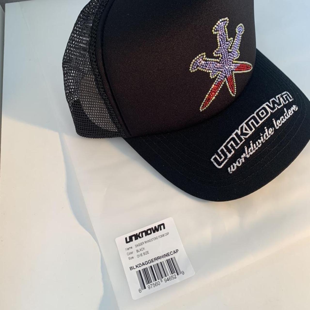 UNKNOWN LONDON, Rhinestone Dagger Trucker...