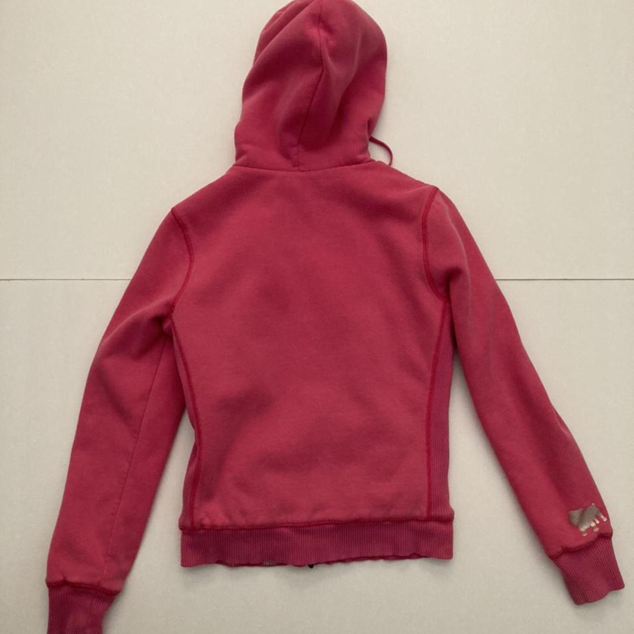 Aeropostale pink hoodie jacket Size S but fits... Depop