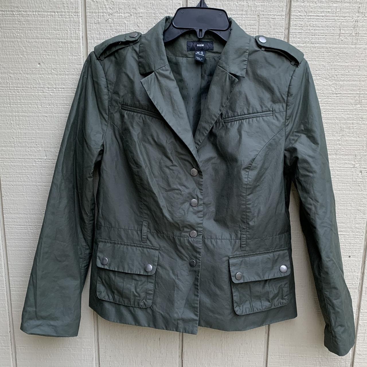 h and m military jacket