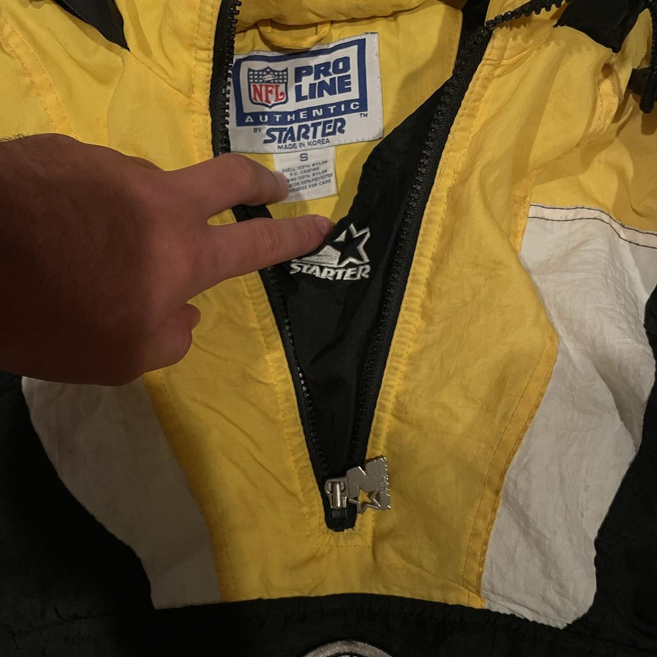 Vintage Pittsburgh Steelers Starter Puffer Jacket - Depop