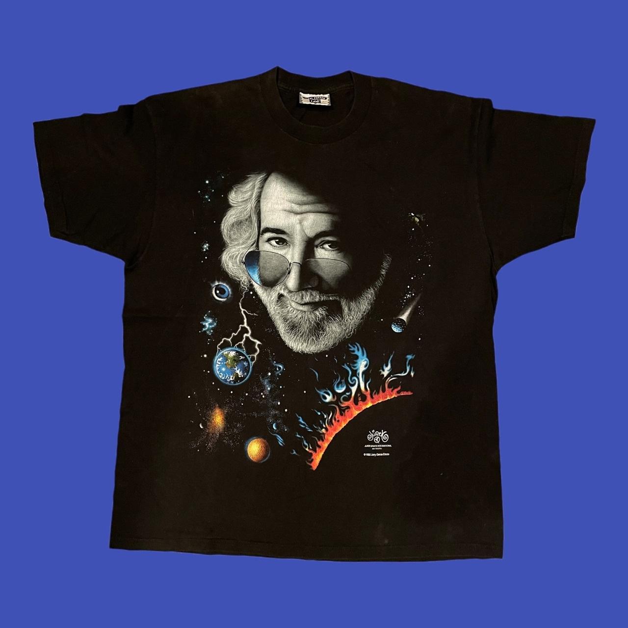 Vintage Jerry Garcia T-Shirt Solo NYC 1987 Single Stitch 80s ...