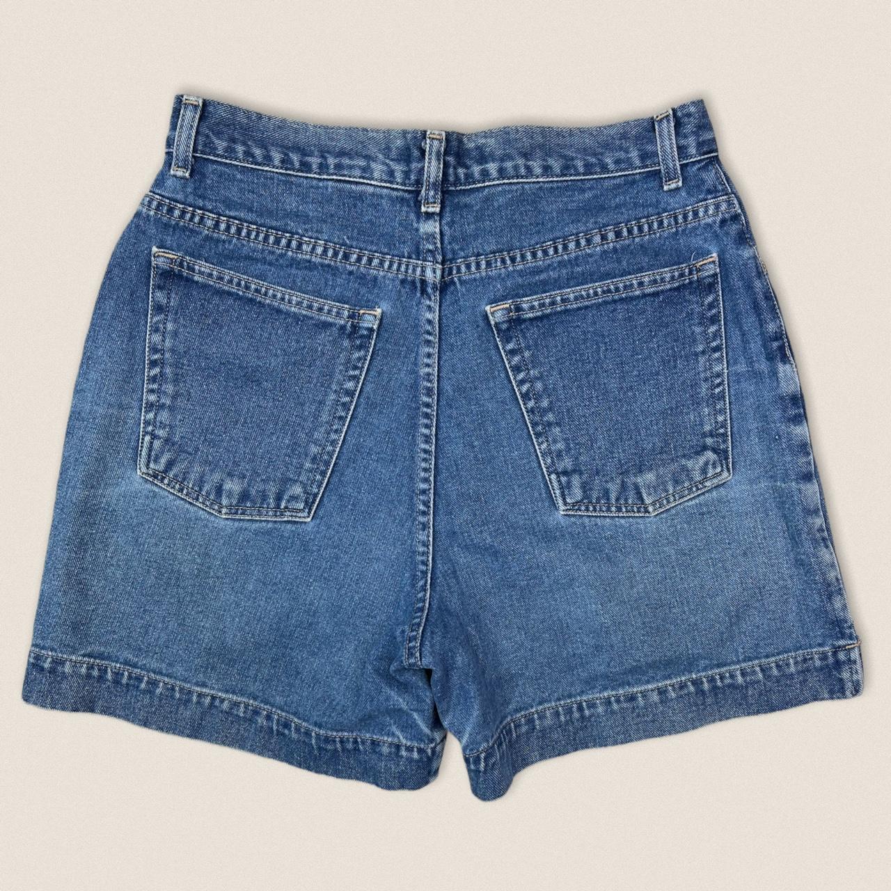 Vintage 90s mom jean Denim Shorts size 27” High... - Depop