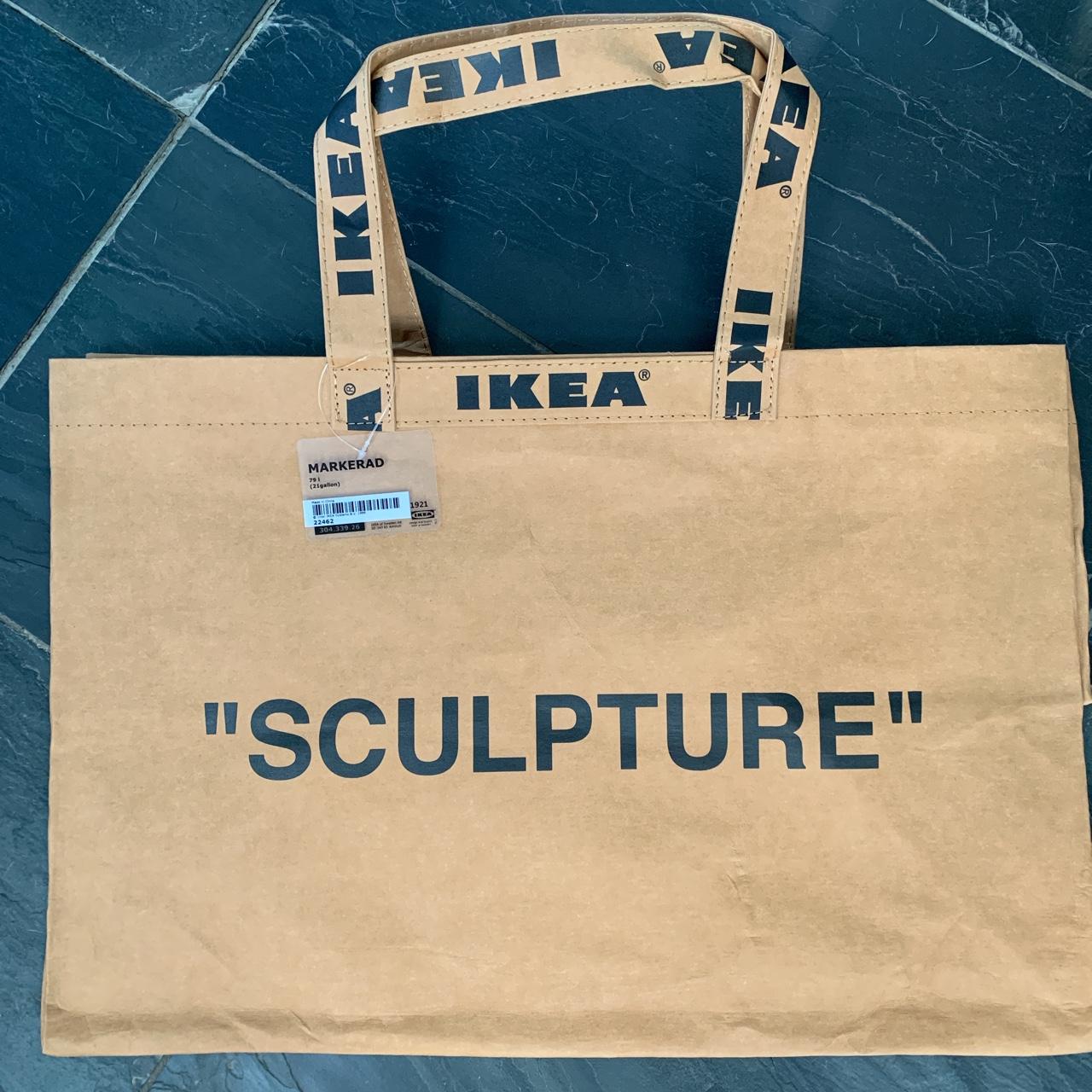 Off-White Virgil Abloh x Ikea Sculpture Bag Tan - $50 New With Tags - From  Ouida