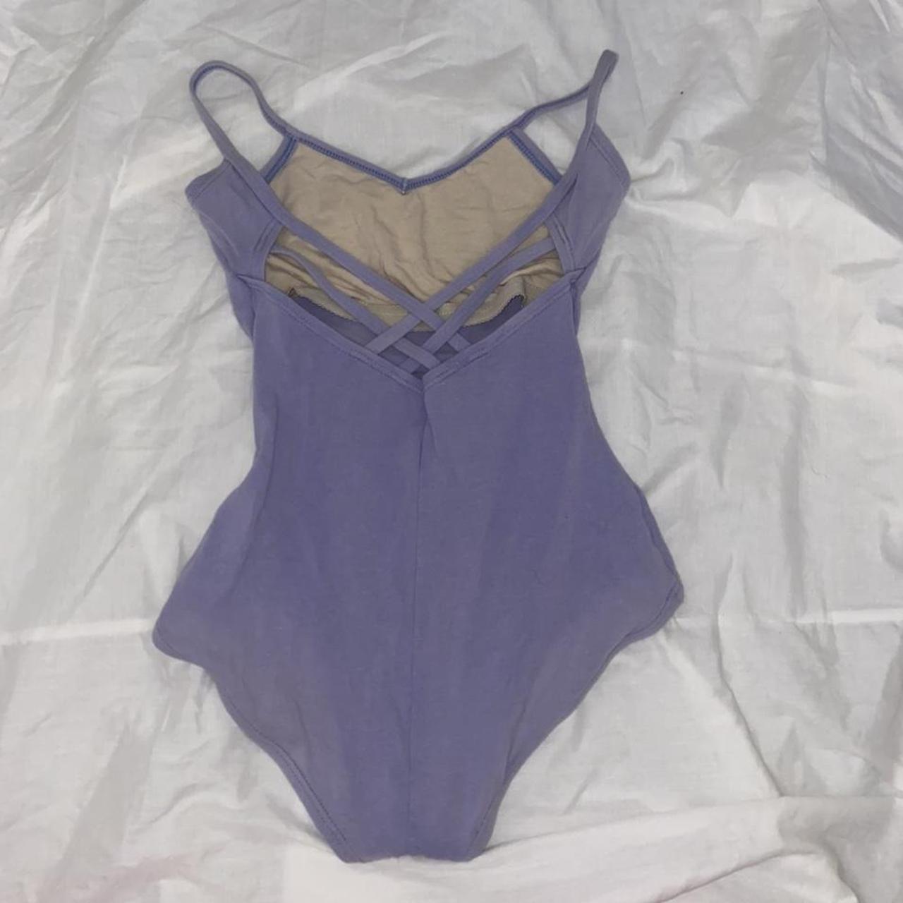 capezio light blue leotard