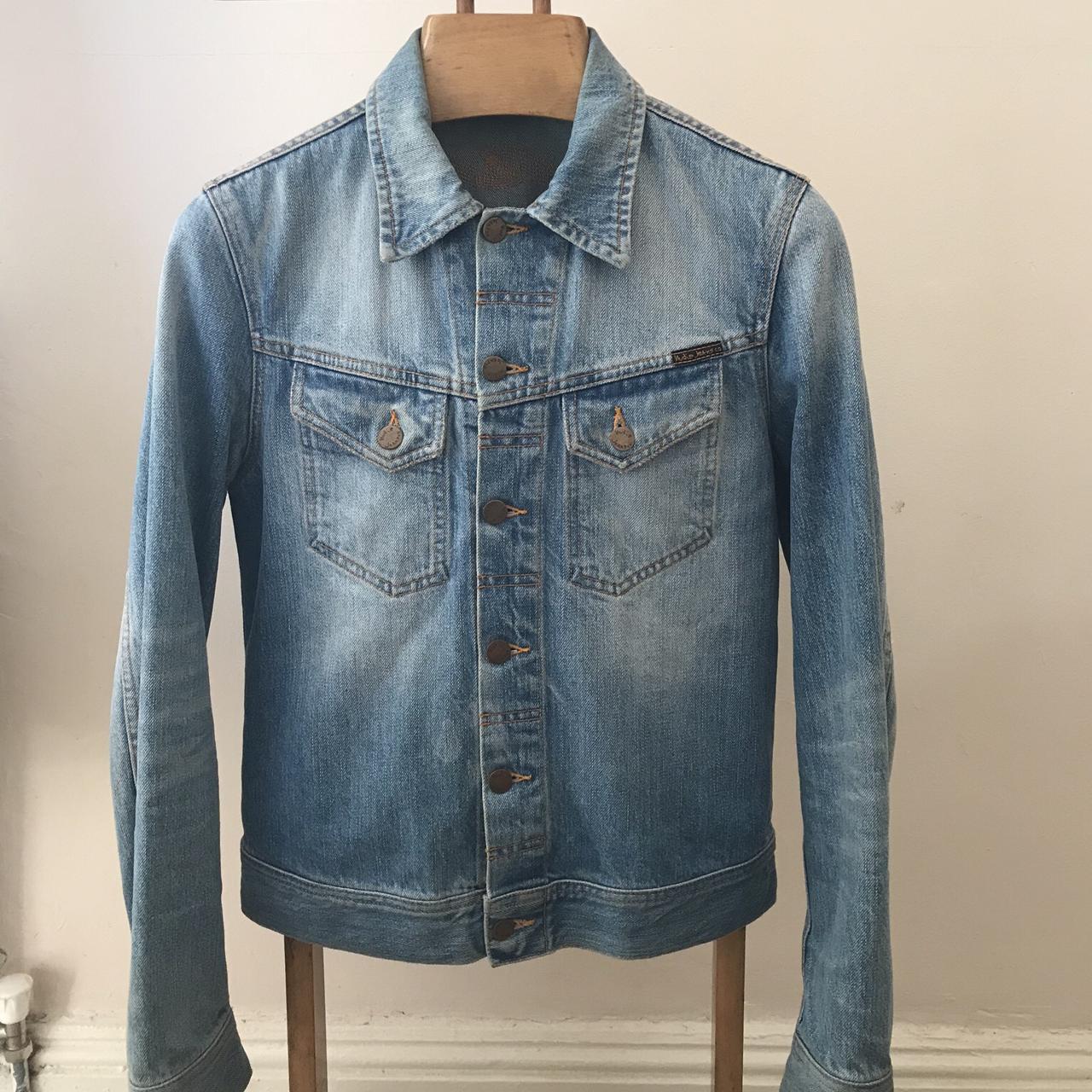 Nudie Jeans Co Conny Jacket 36” chest faded mid - Depop