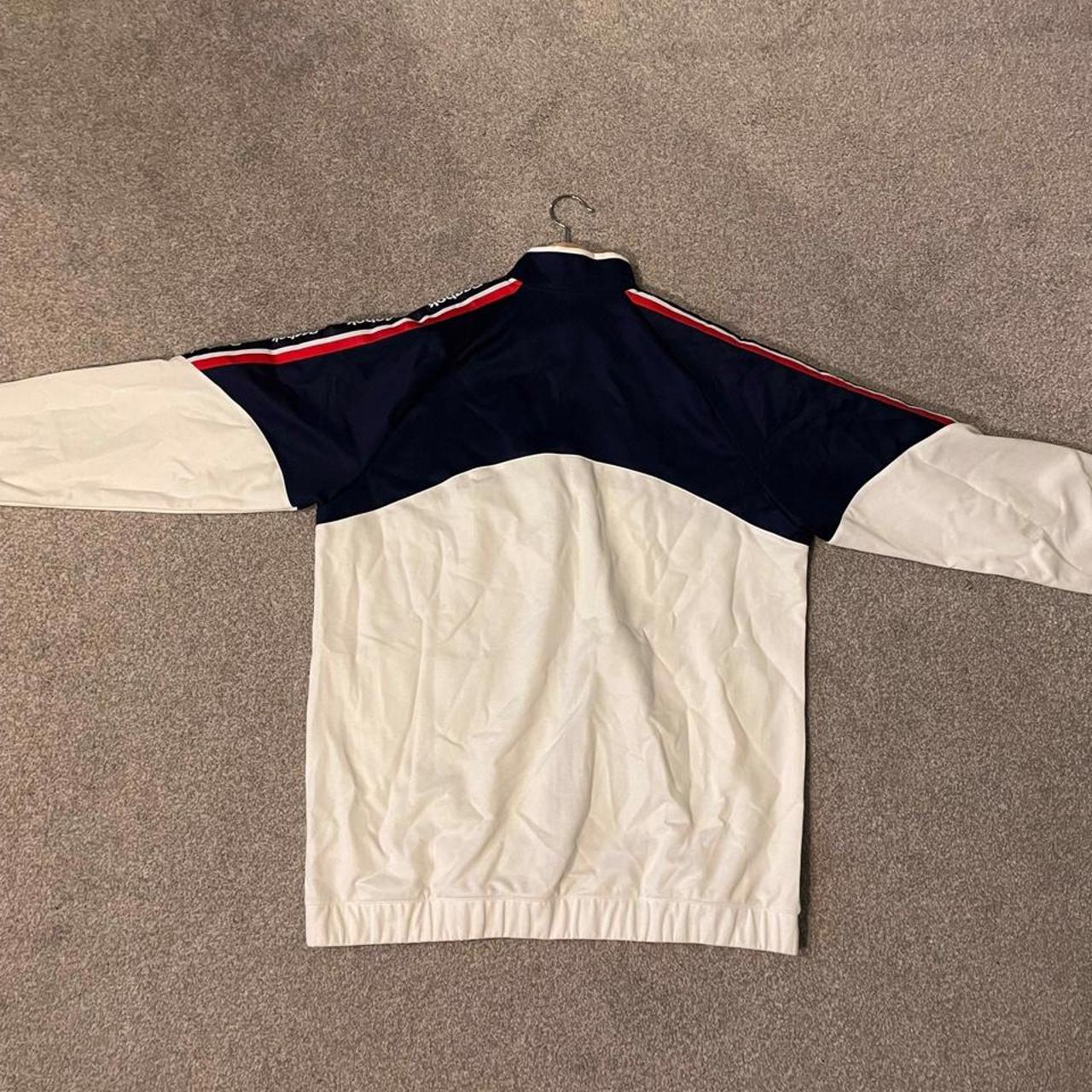 REEBOK CLASSIC VECTOR WHITE/NAVY/RED TRACK JACKET ⭐️... - Depop