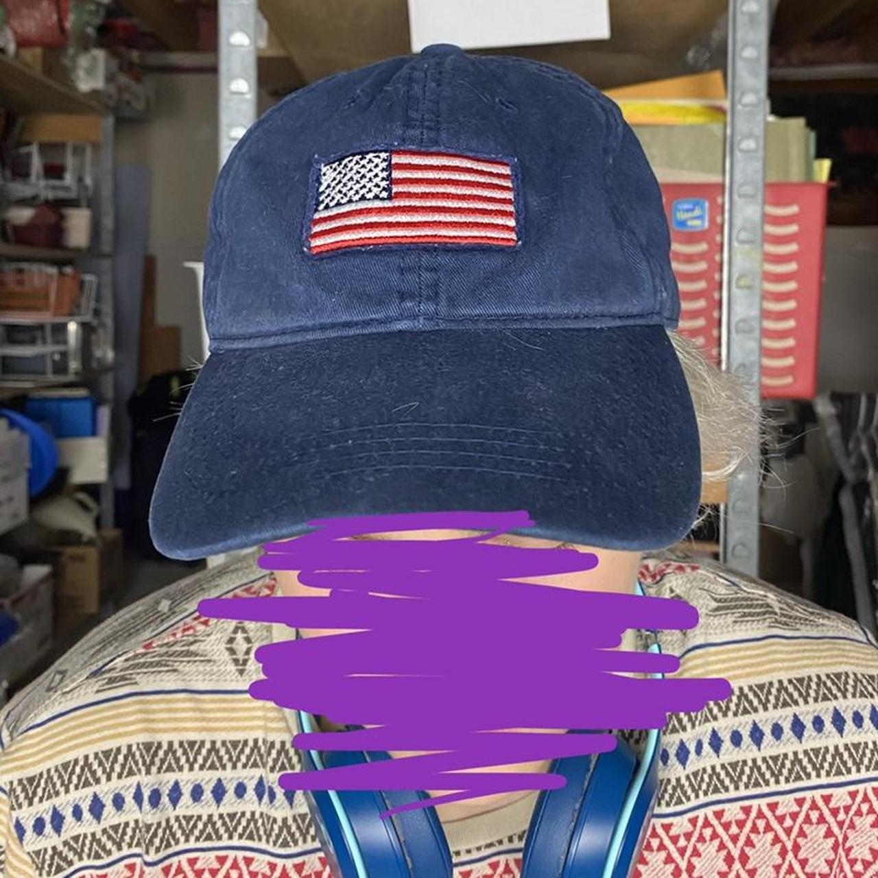 Flag hat from old navy mens womens hat... Depop