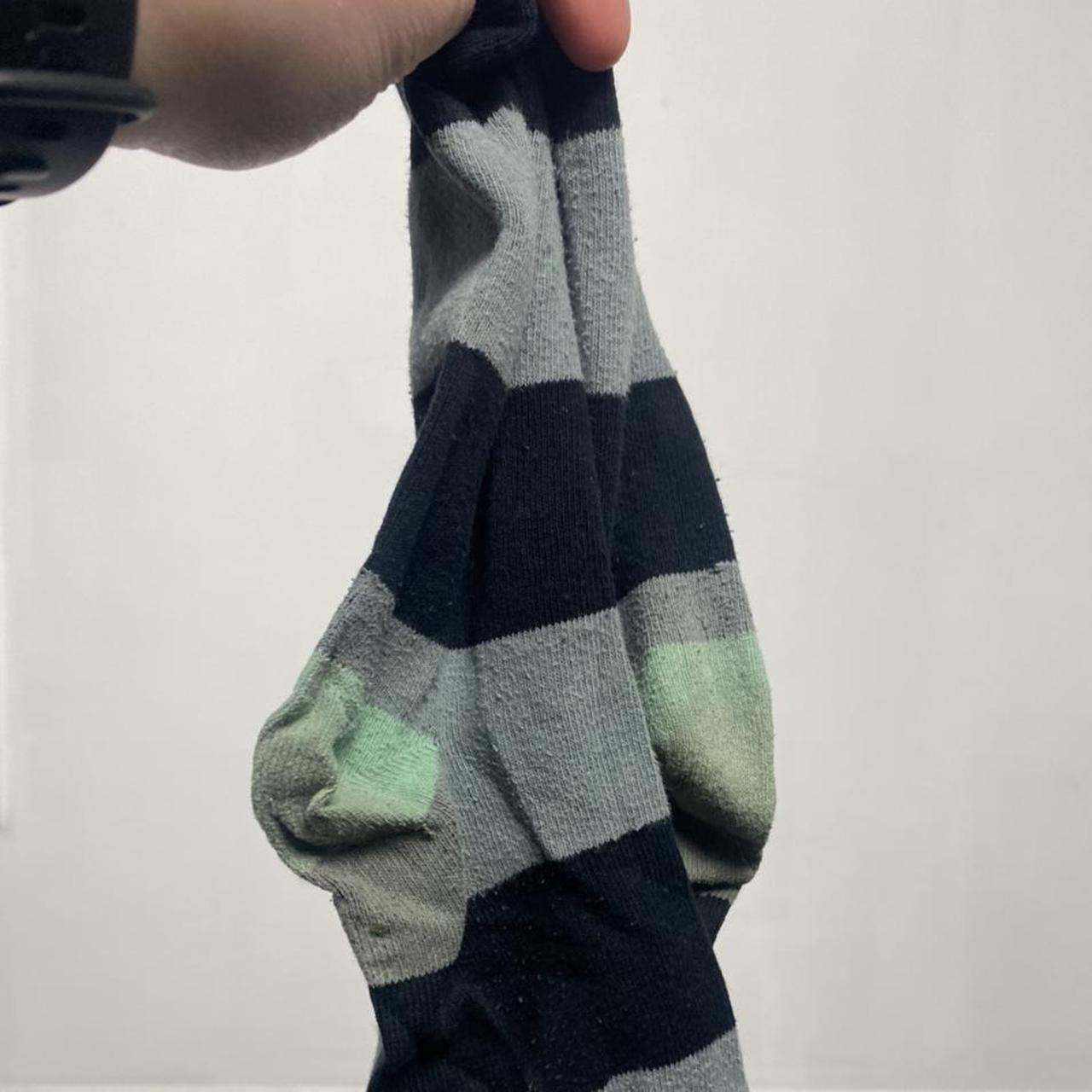 Striped active skateboarding socks (active ride... Depop