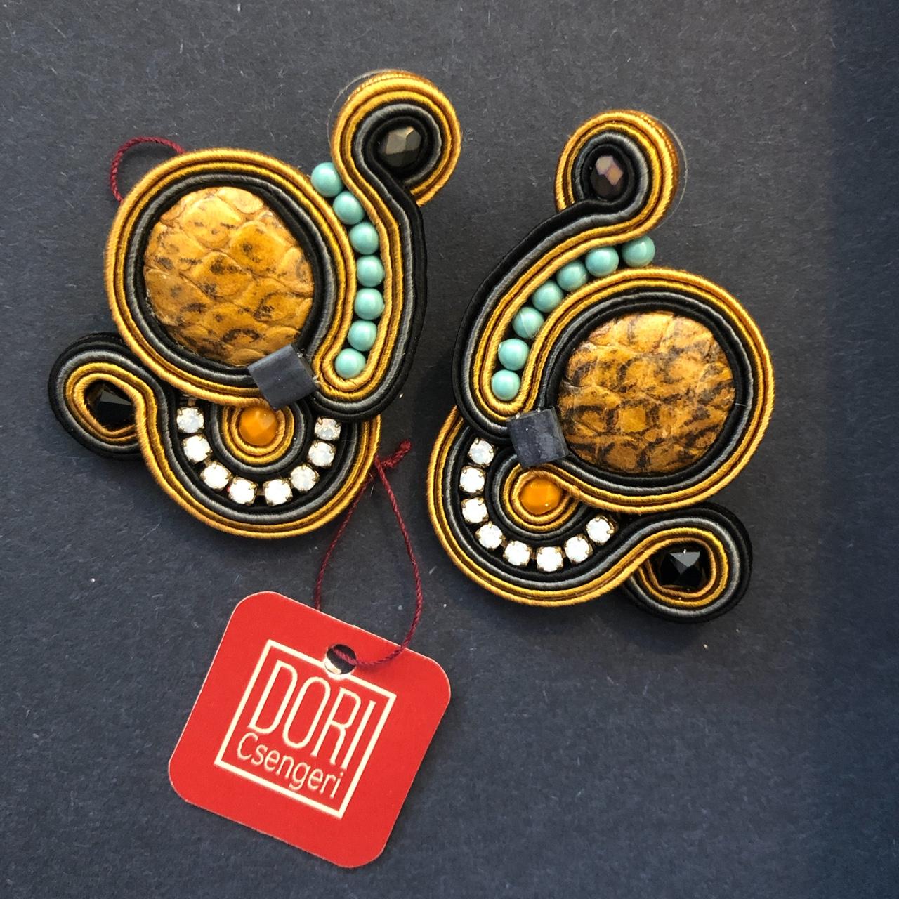 Very rare handmade earrings from Dori Csengeri hand... - Depop