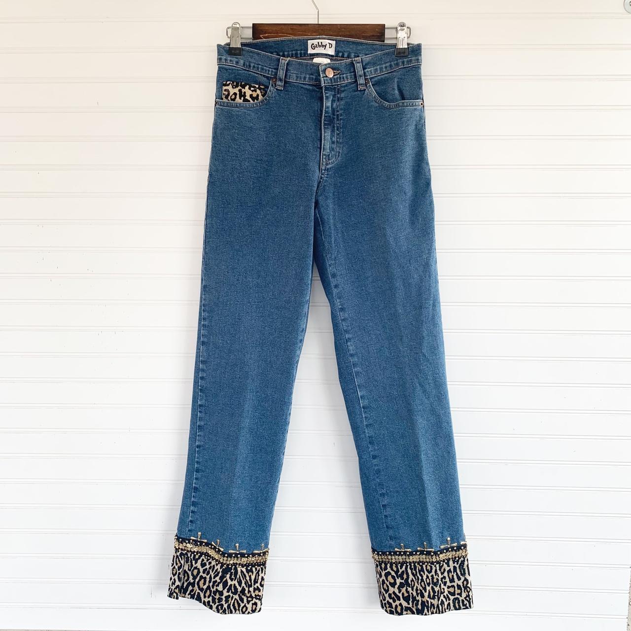 Sequin deals cuff jeans