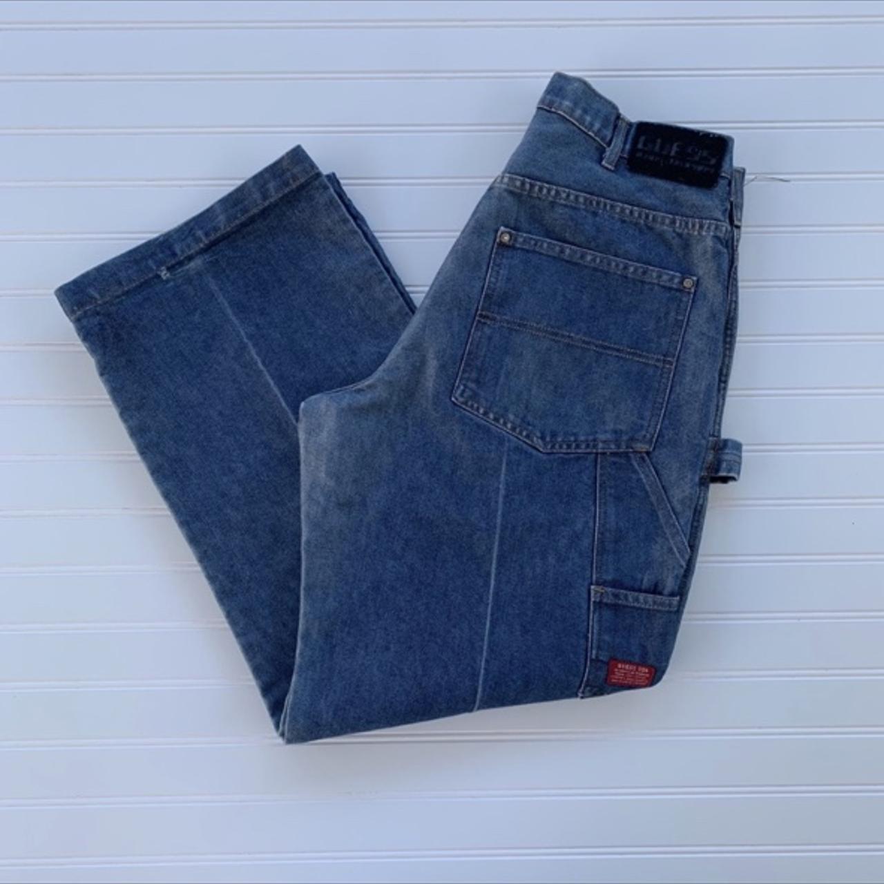 vintage Guess carpenter jeans mom jeans baggy alt... Depop