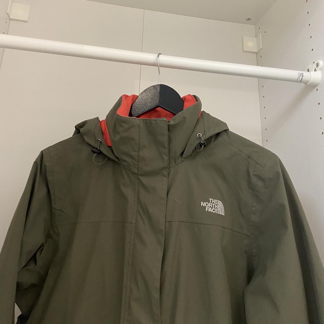 The North Face Hyvent Jacket Khaki 👕 Measured size:... - Depop