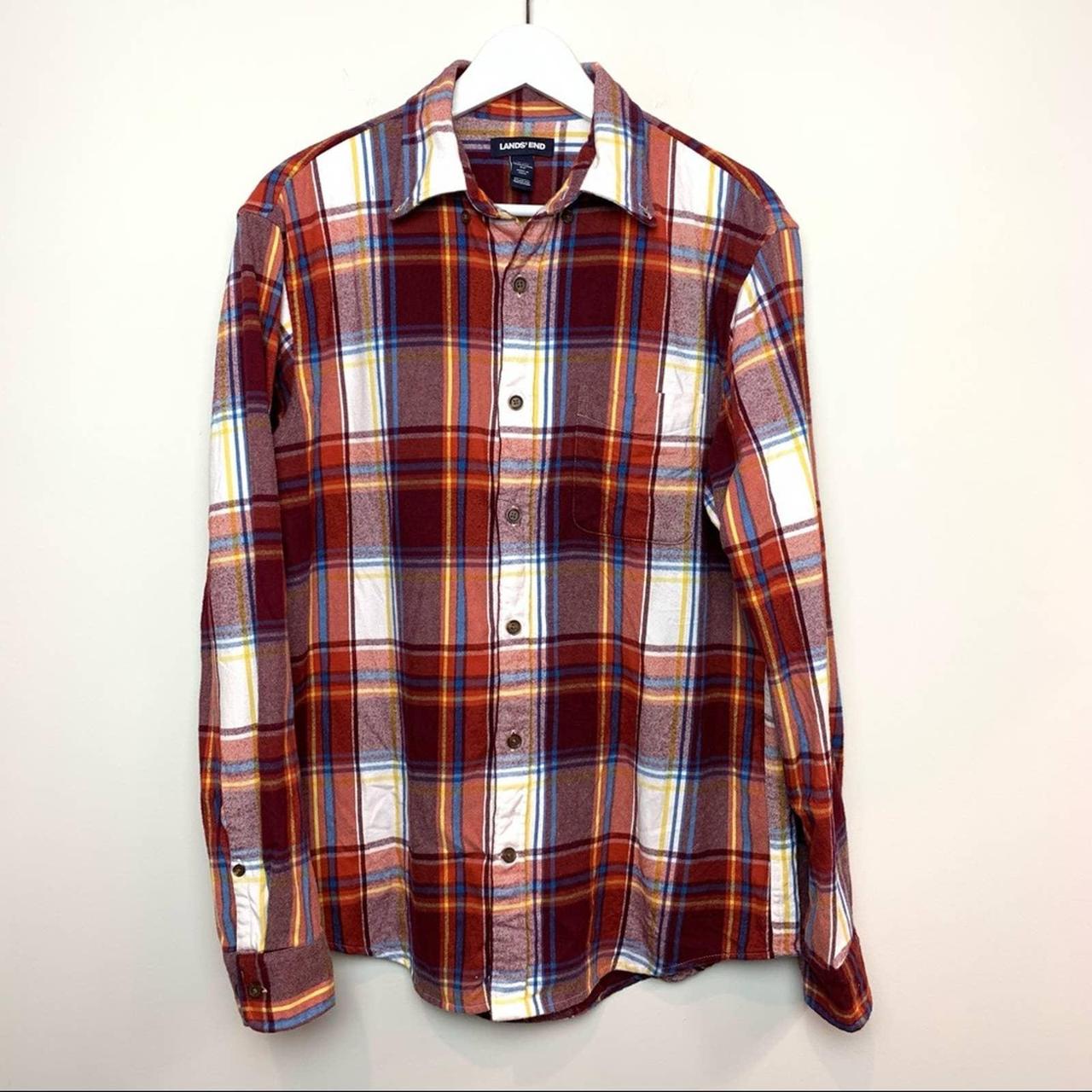 lands end flannel jacket