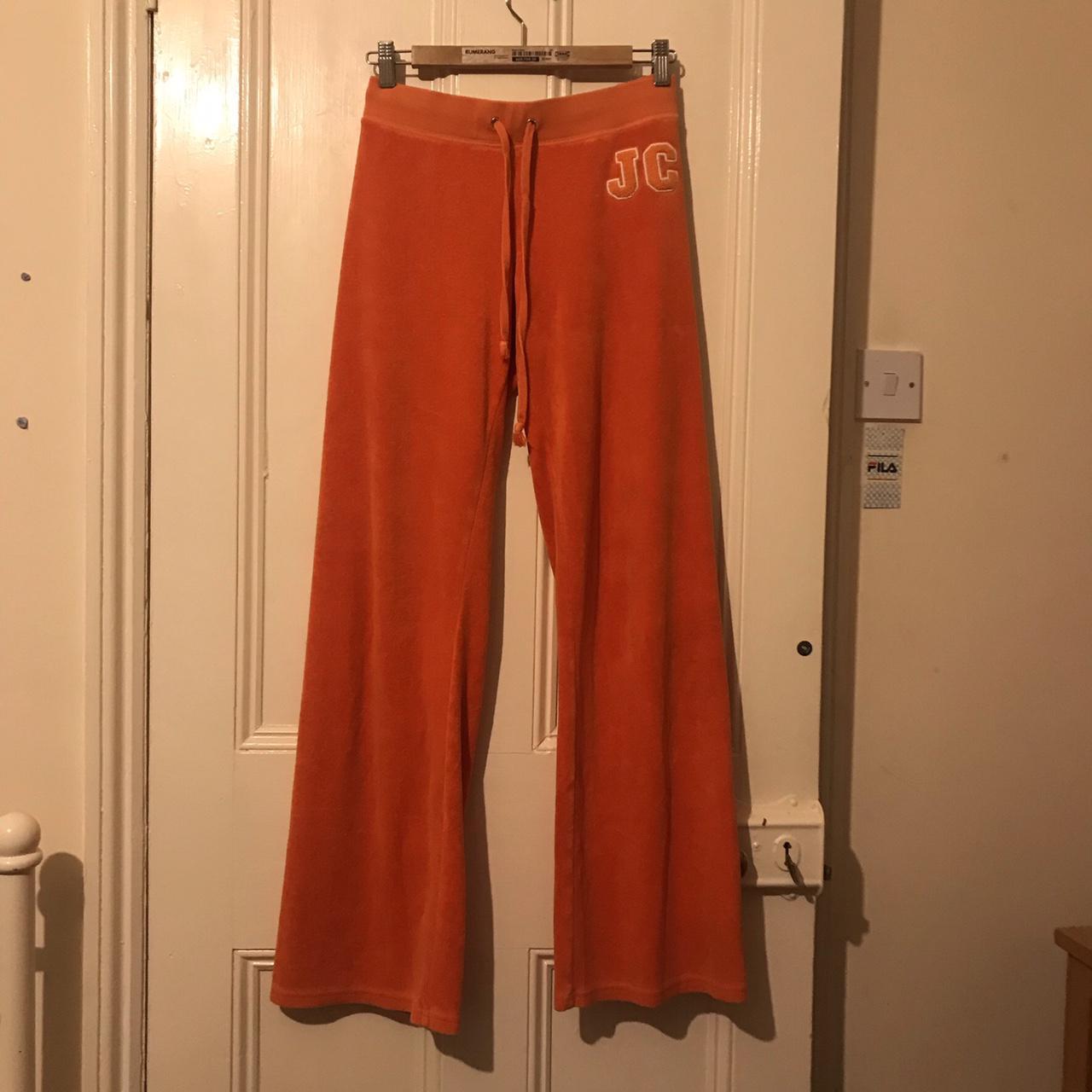 Loveliest orange juicy couture tracksuit bottoms,... Depop