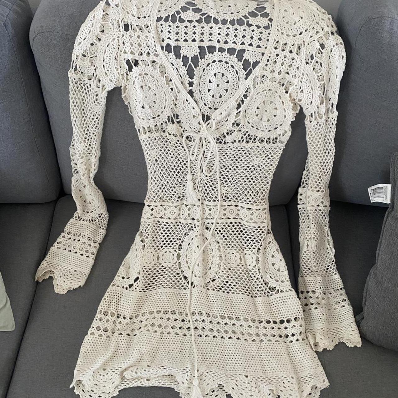 Rat and Boa Crochet dress Bought off here and I... Depop