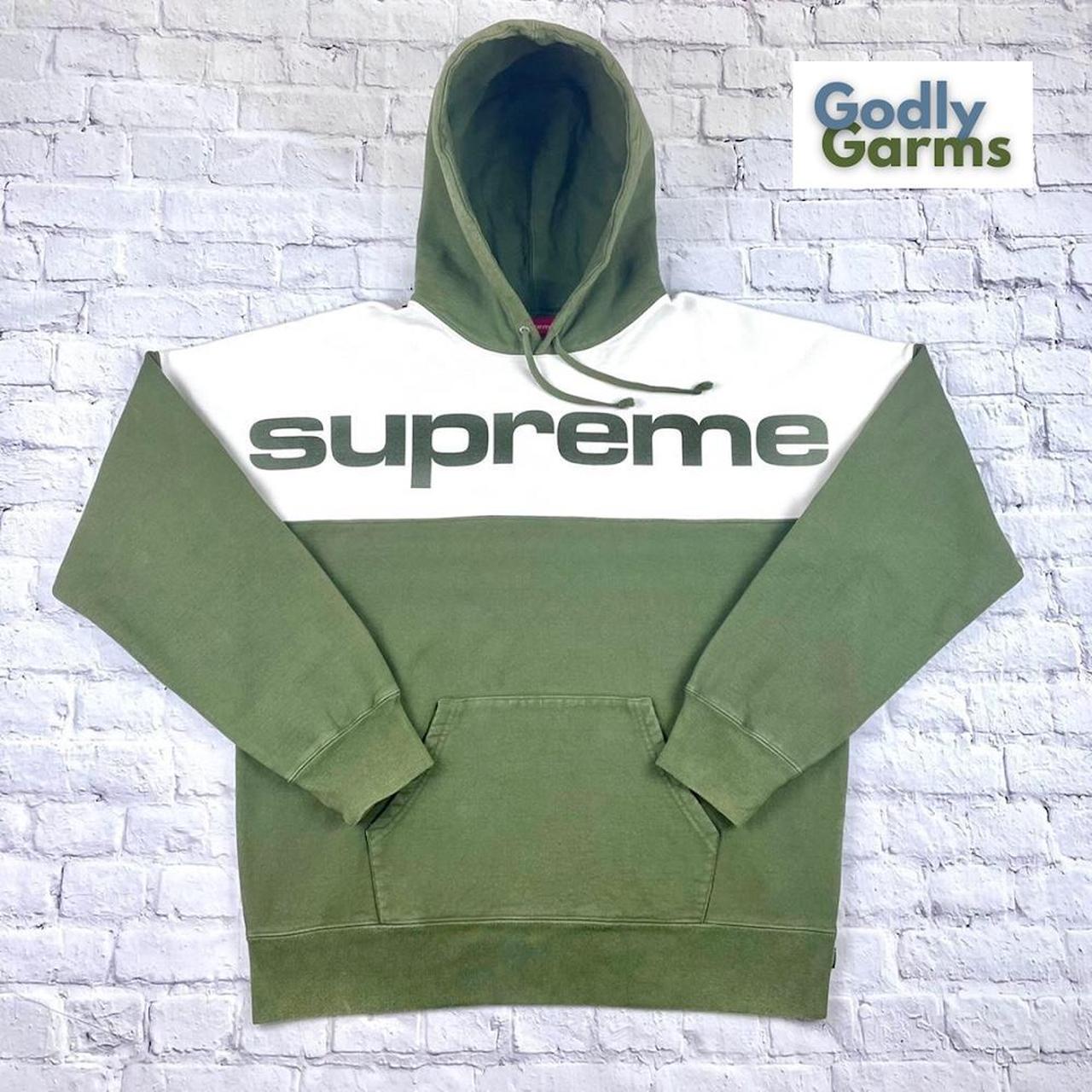 supreme blocked hoodie