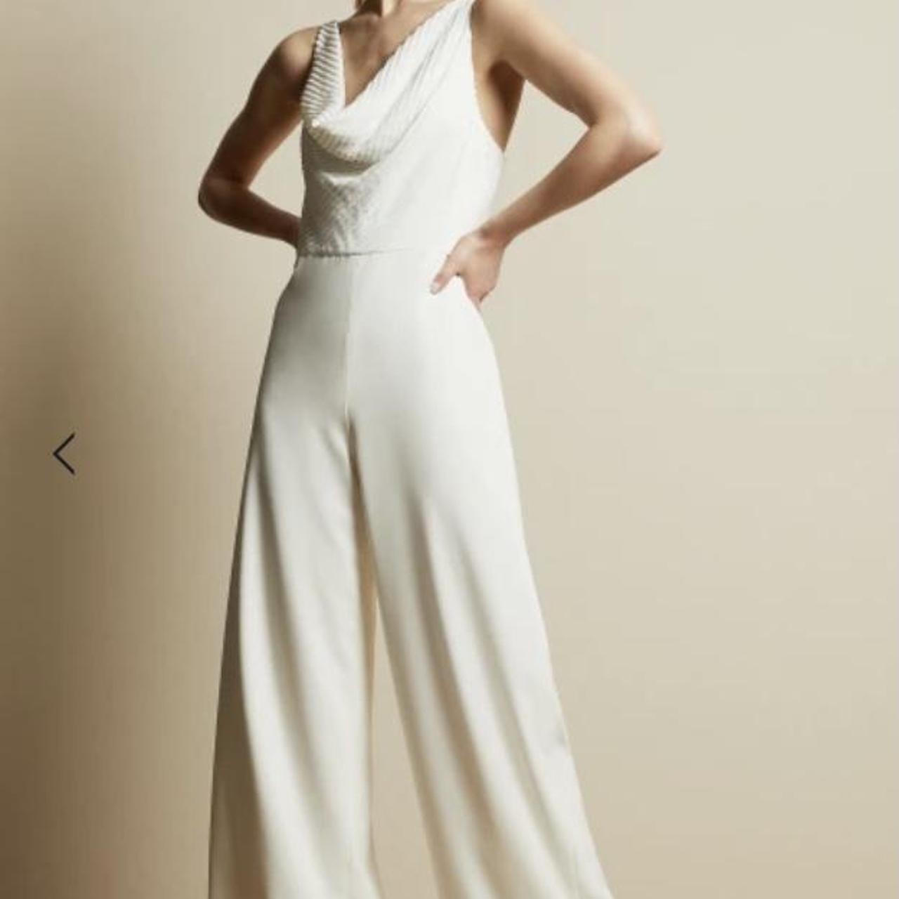 white jumpsuit ted baker