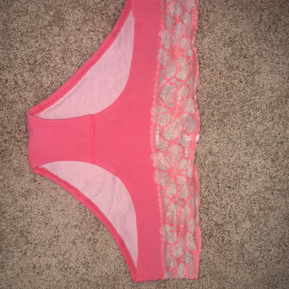PINK Victoria's Secret hot pink underwear, good - Depop