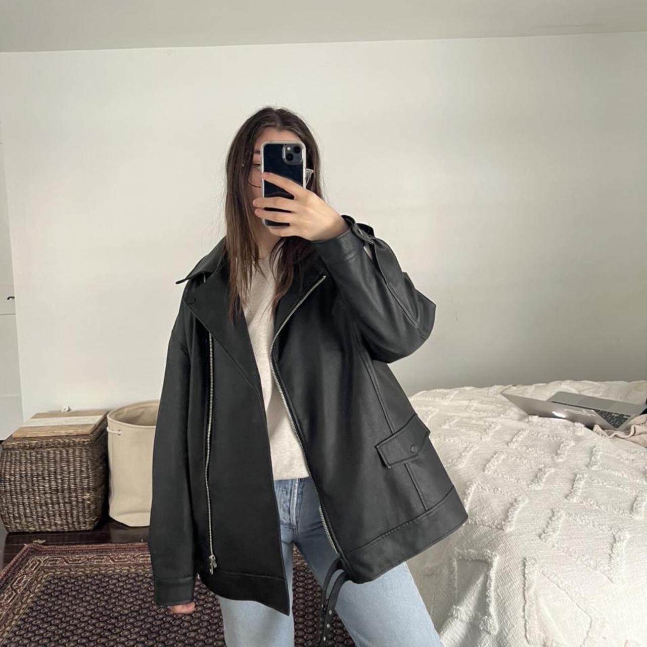 Biker jacket missguided best sale