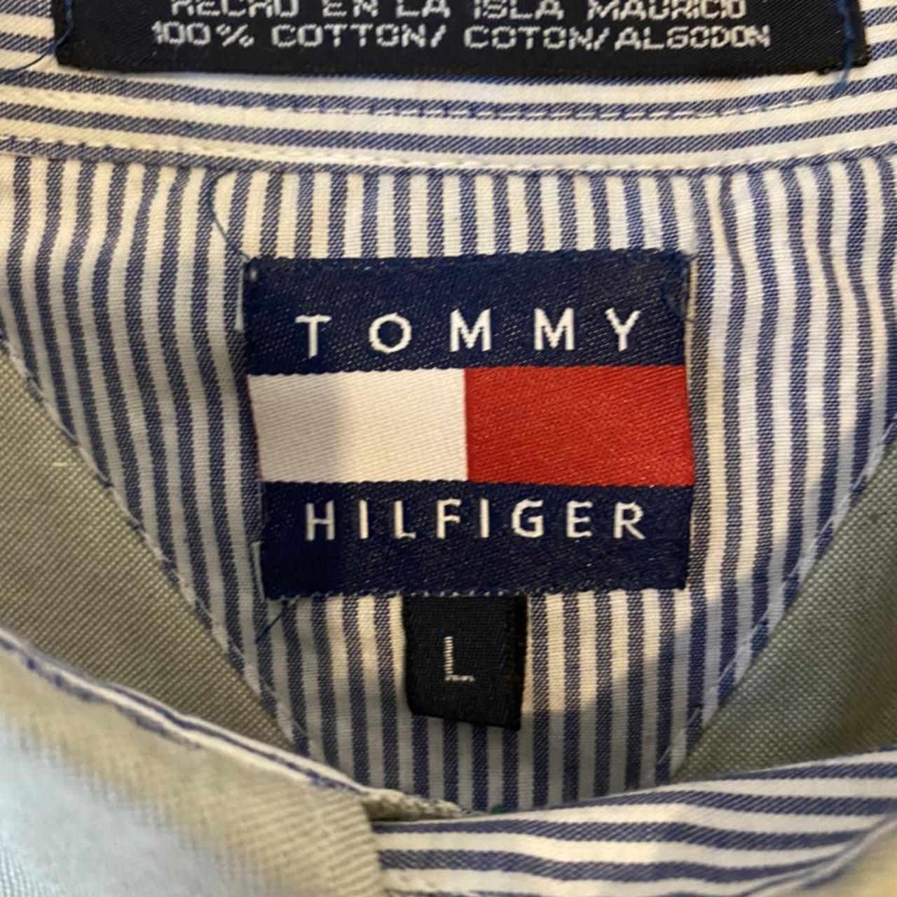 Tommy Hilfiger Men's Cream Shirt | Depop