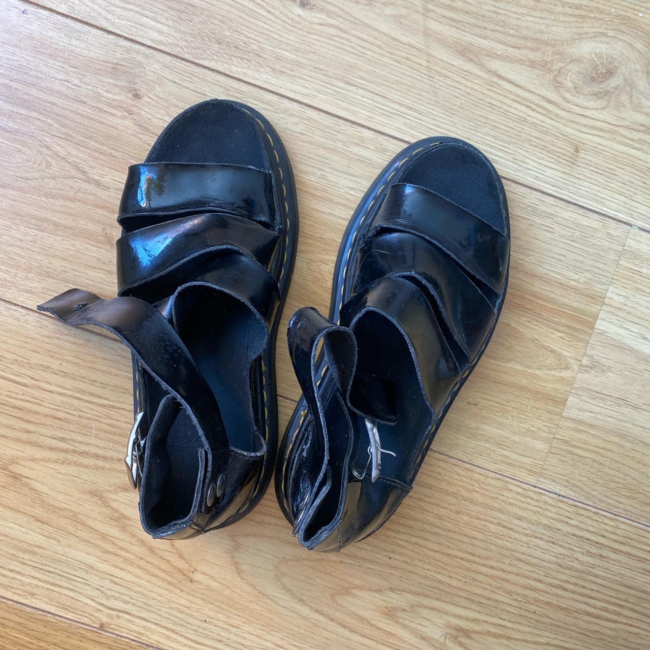 Clarissa doc marten sandals in patent Size 7 /... Depop