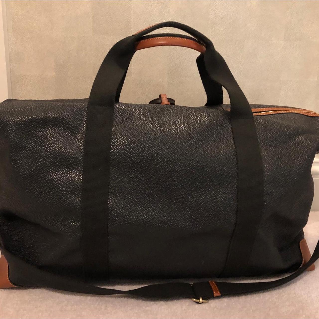 Mulberry Large Clipper Black And Cognac. Depop