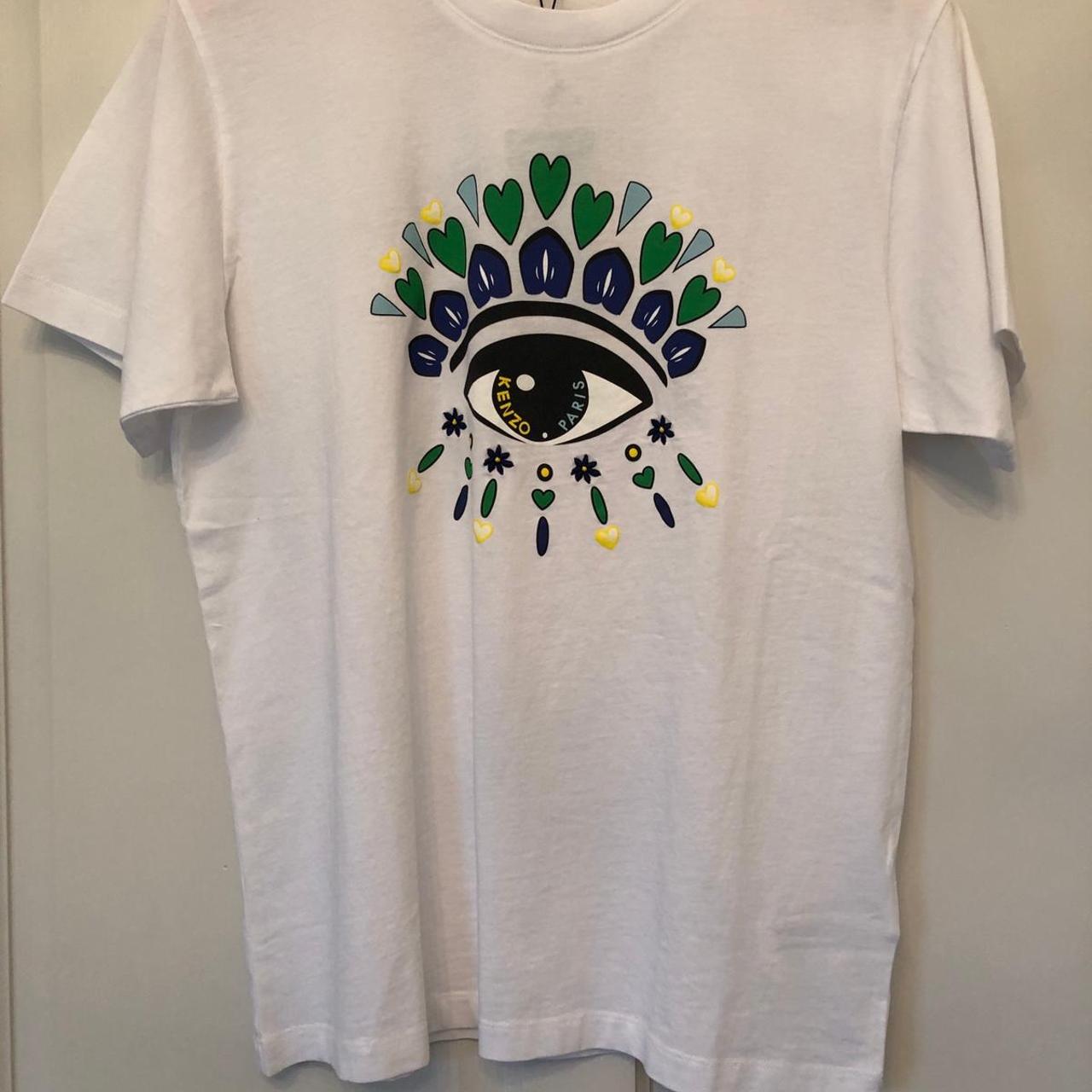 White kenzo eye clearance t shirt