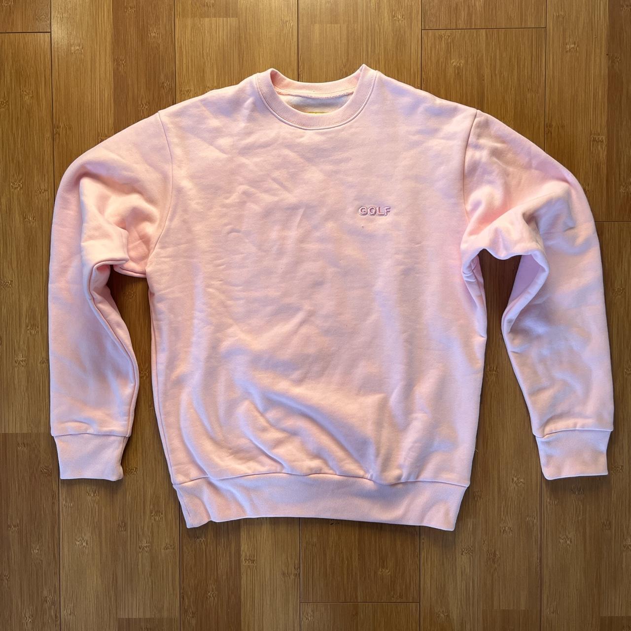 Golf wang pink online crewneck