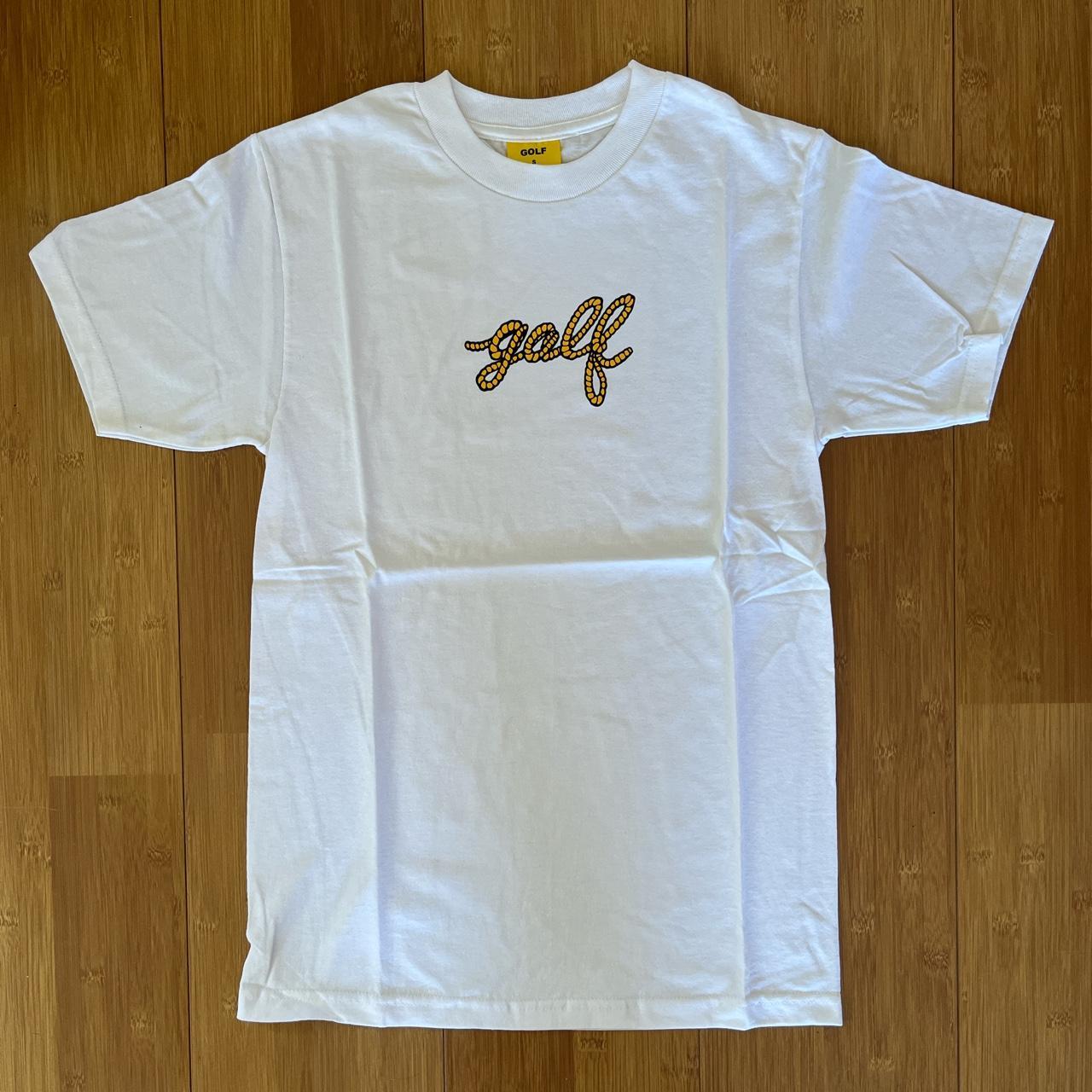 golf rope tee - white/yellow. brand new. | Depop