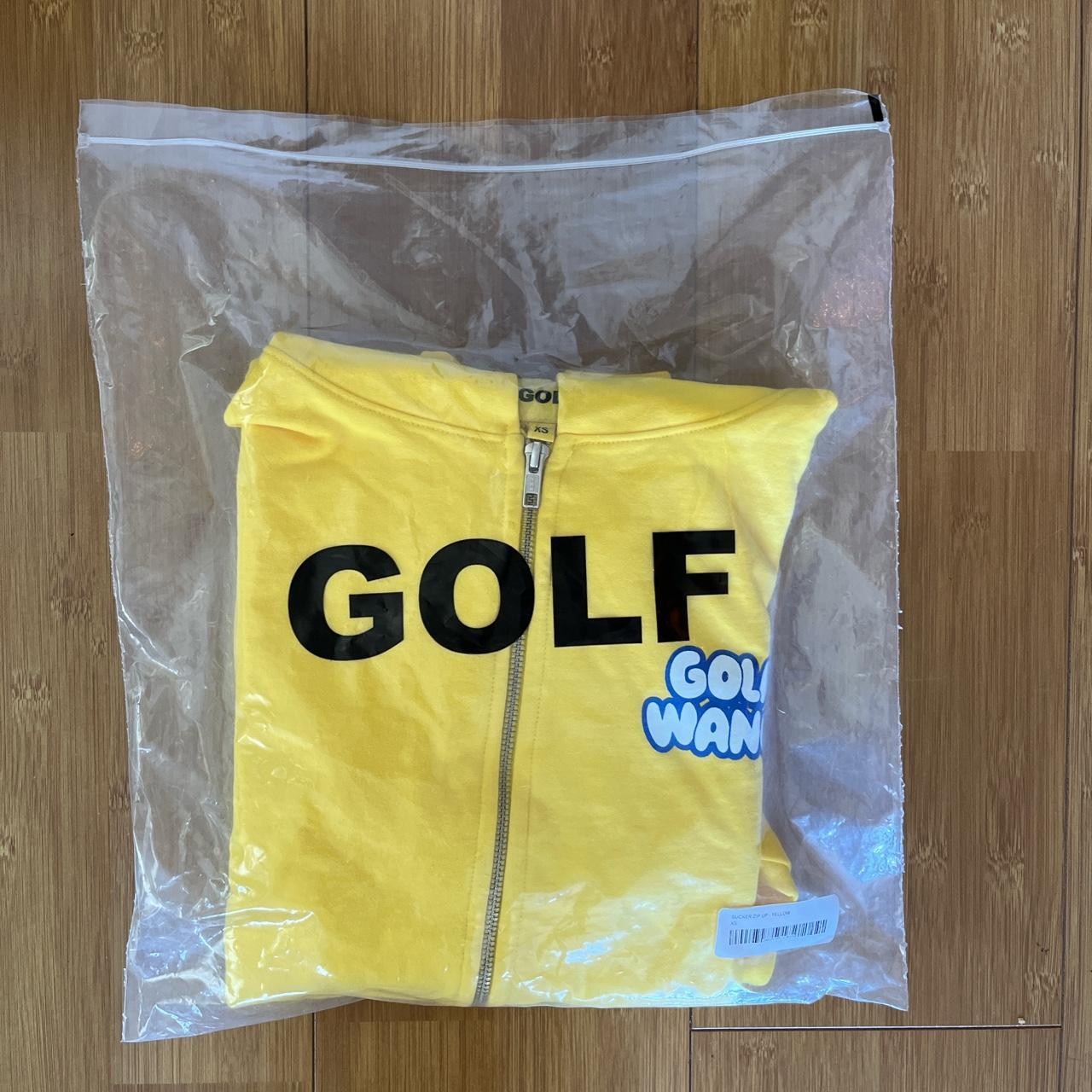 golf sucker zip up hoodie - yellow. brand new. | Depop