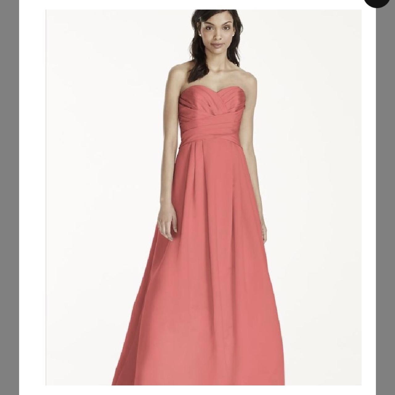 David's bridal coral reef hot sale dress