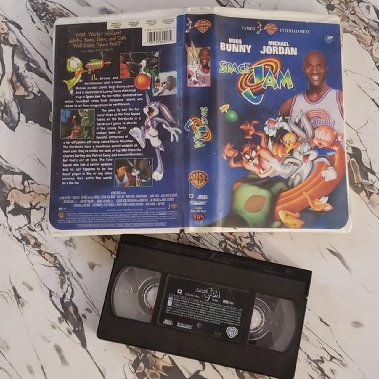 MICHAEL JORDAN SPACE JAM VHS TAPE 16400 MICHAEL... - Depop