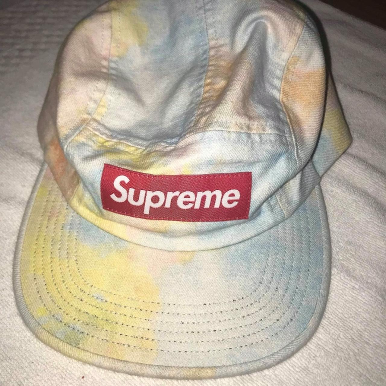 Supreme tie dye camp cap online