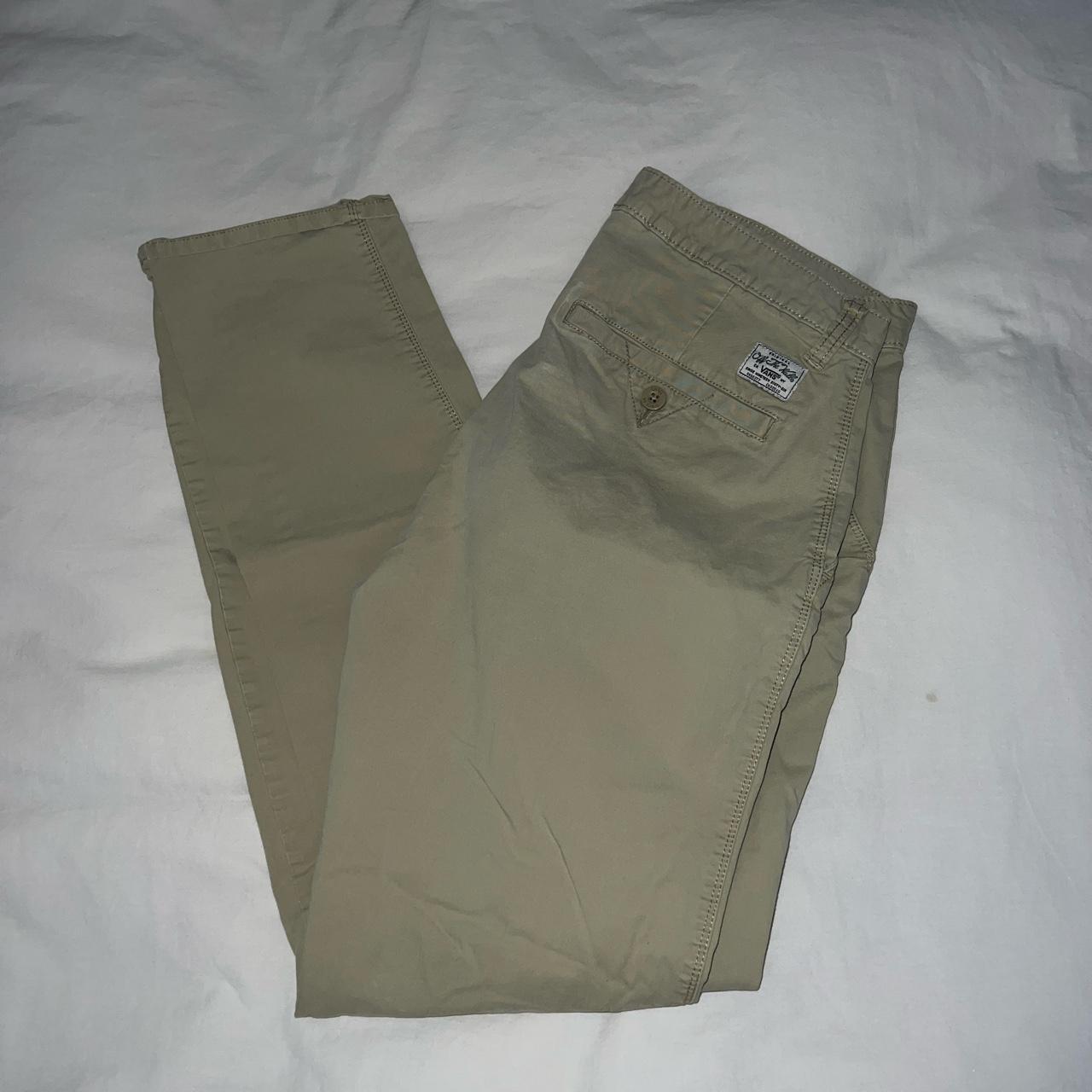 Khaki vans pants - Depop