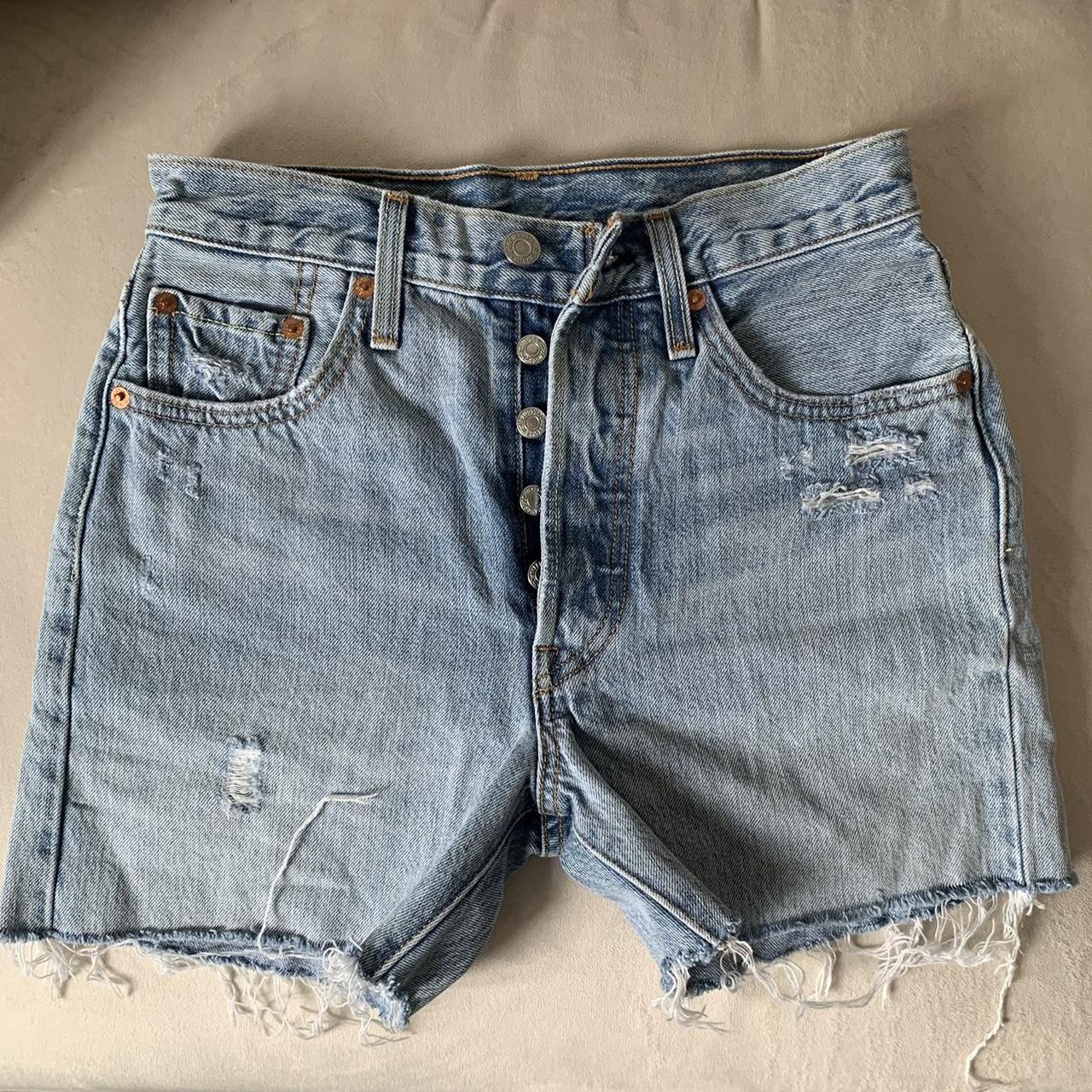 501 vintage Levi’s shorts, perfect condition size... - Depop