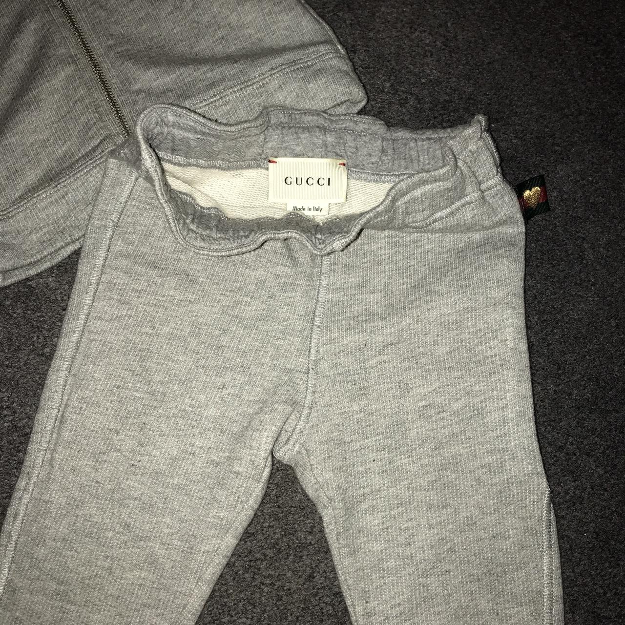 Gucci on sale grey tracksuit