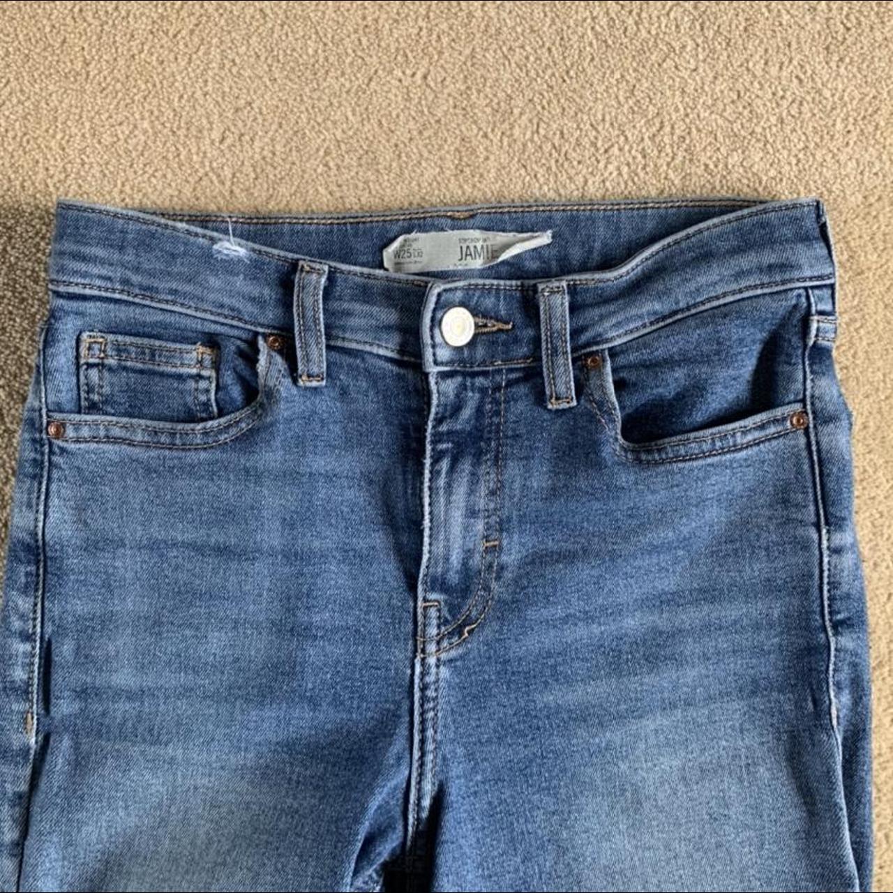 Topshop Jamie Jeans W25 L32 High Waisted Worn but... - Depop