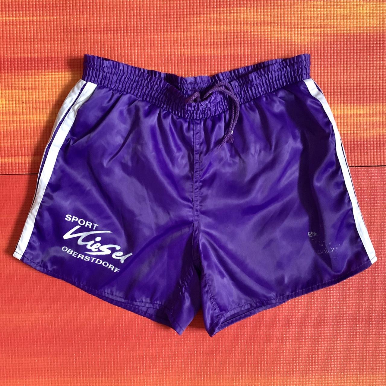 Vintage ADIDAS purple nylon sports / gym... - Depop