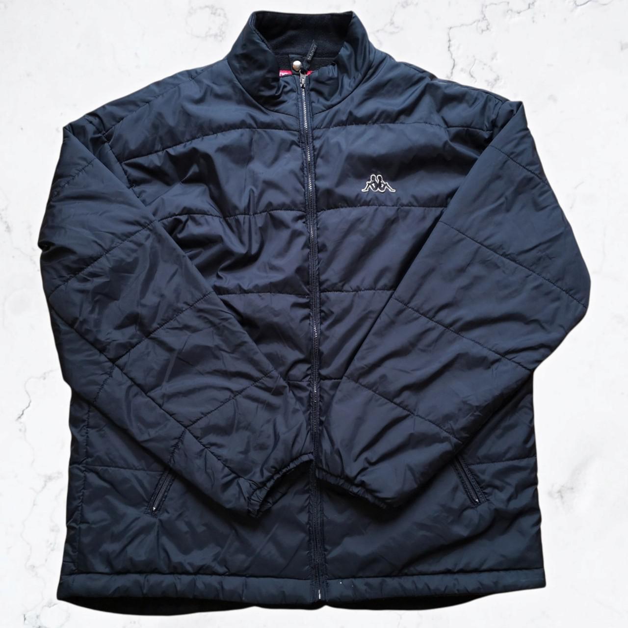 kappa puffer jacket black