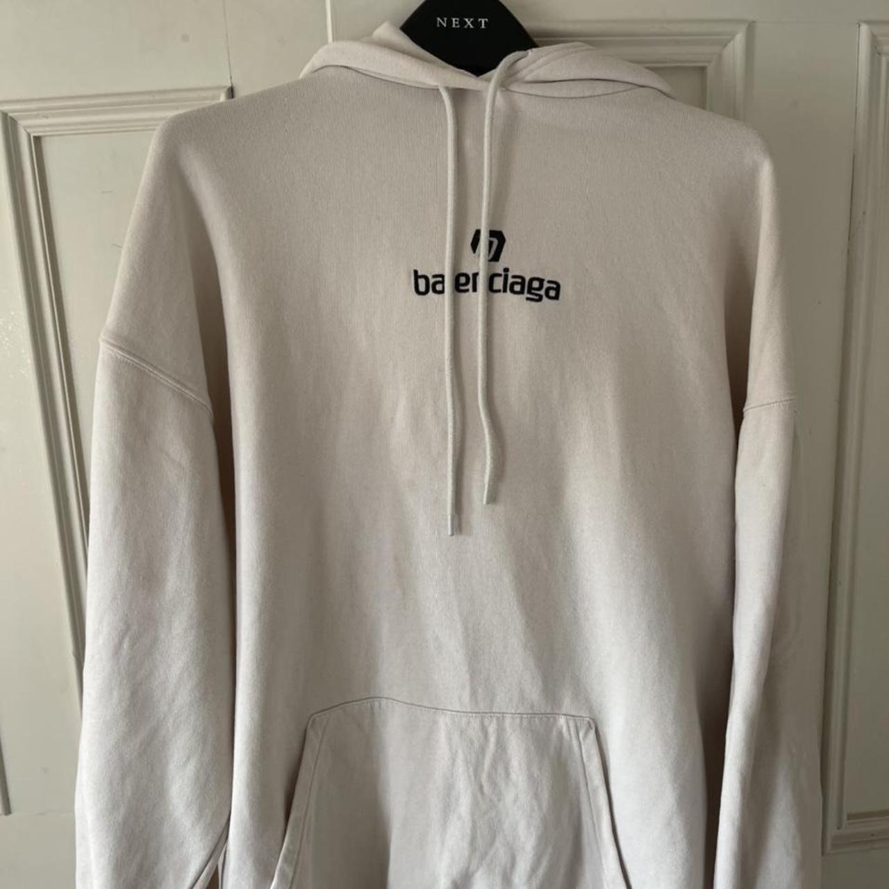 Balenciaga on sale hoodie beige