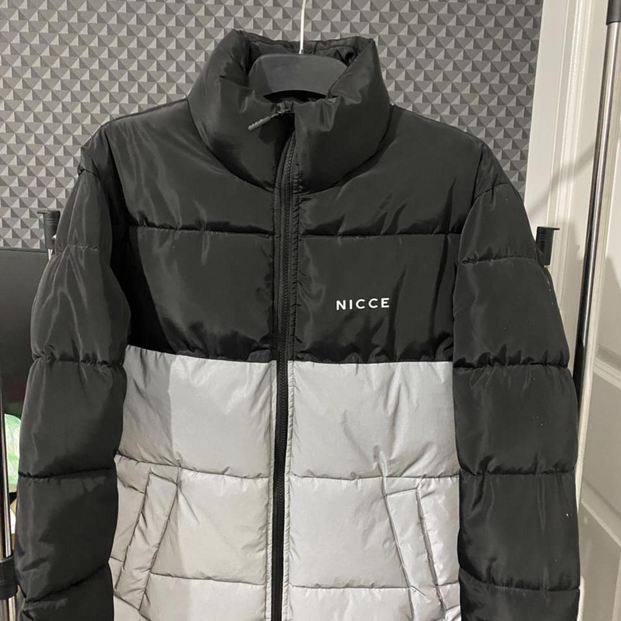 nicce black puffer jacket
