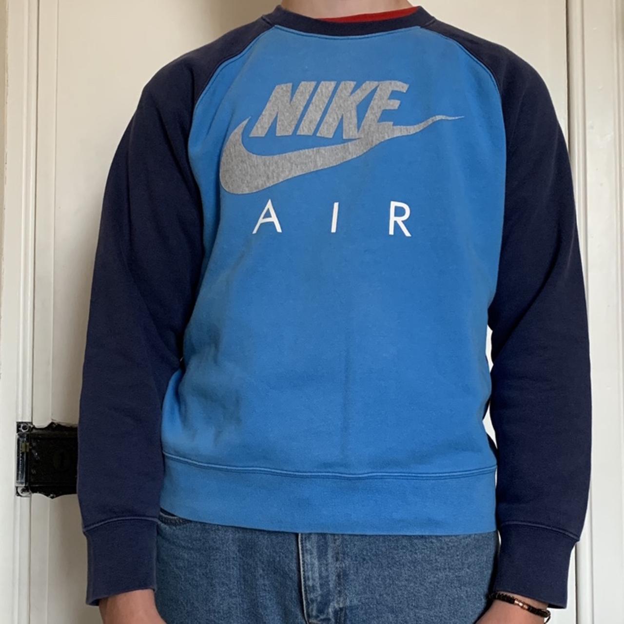 Blue Nike Air Sweatshirt. Very good condition