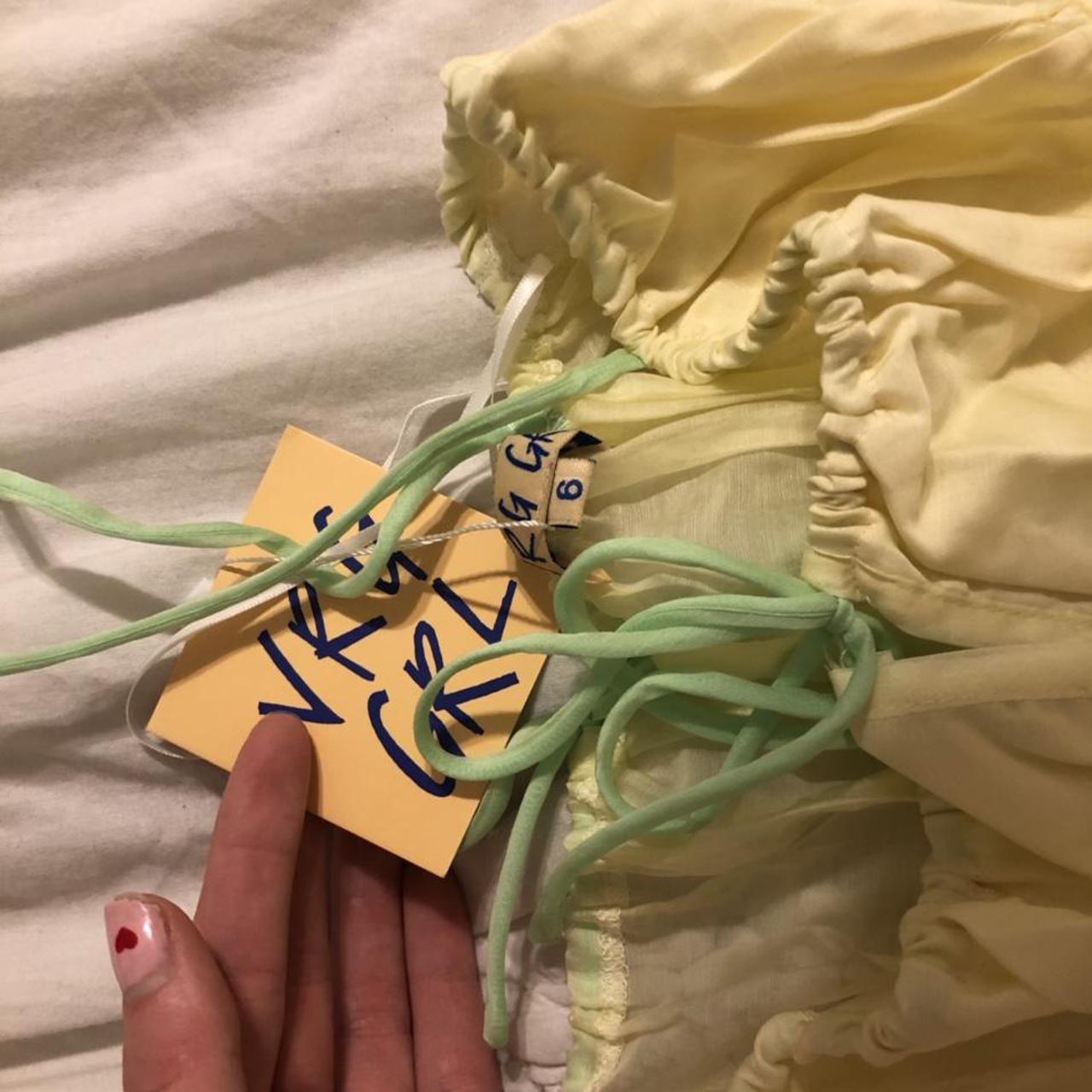 Brand new verge girl tie tank top Sheer... Depop