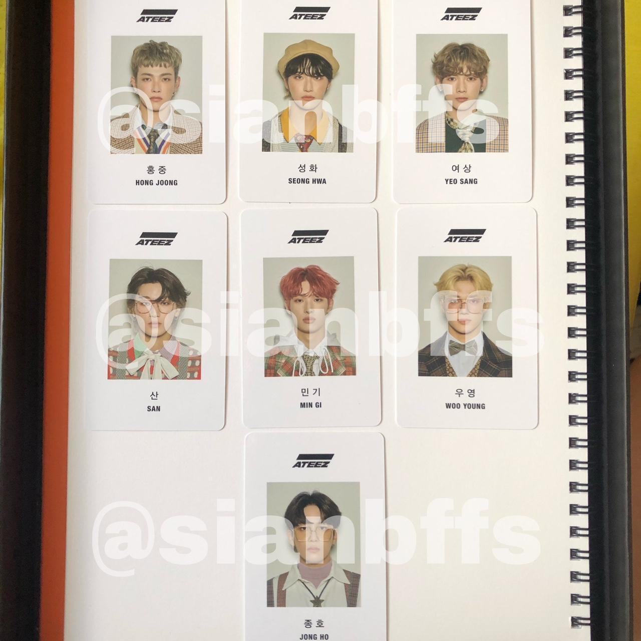 N 21045 ATEEZ シーグリ　2020 ATEEZ 2020 Season's Greetings Photocard seonghwa hongjoong